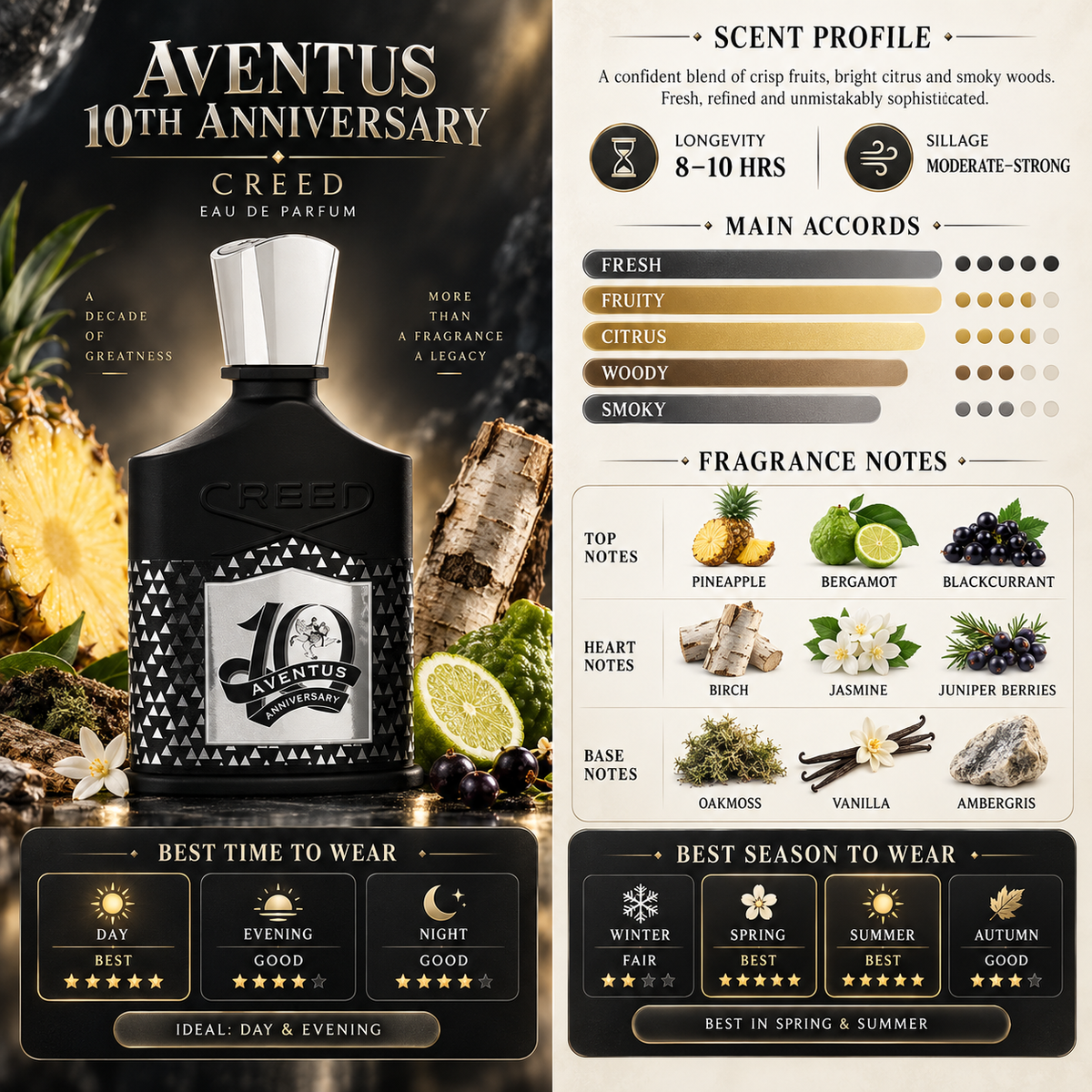 Creed Aventus 10th Anniversary EDP - Creed