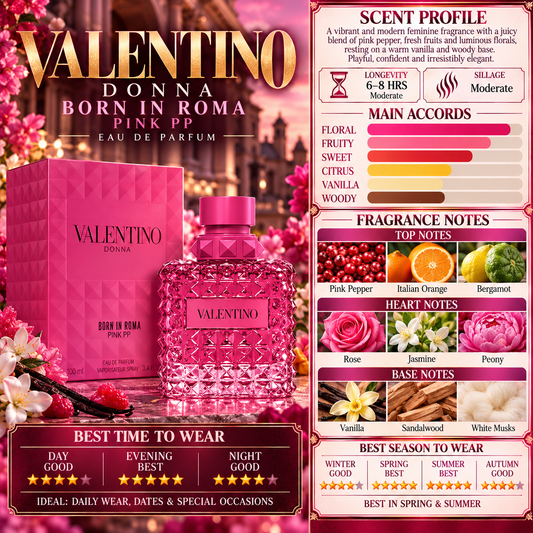 Donna Born In Roma Pink PP - Valentino