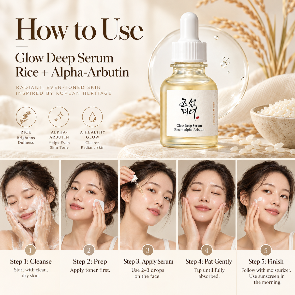 Glow Deep Serum Rice + Alpha-Arbutin - Beauty of Joseon