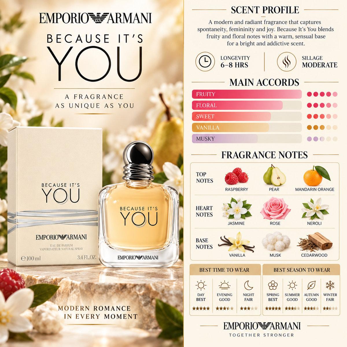 Because It's You EDP - Emporio Armani