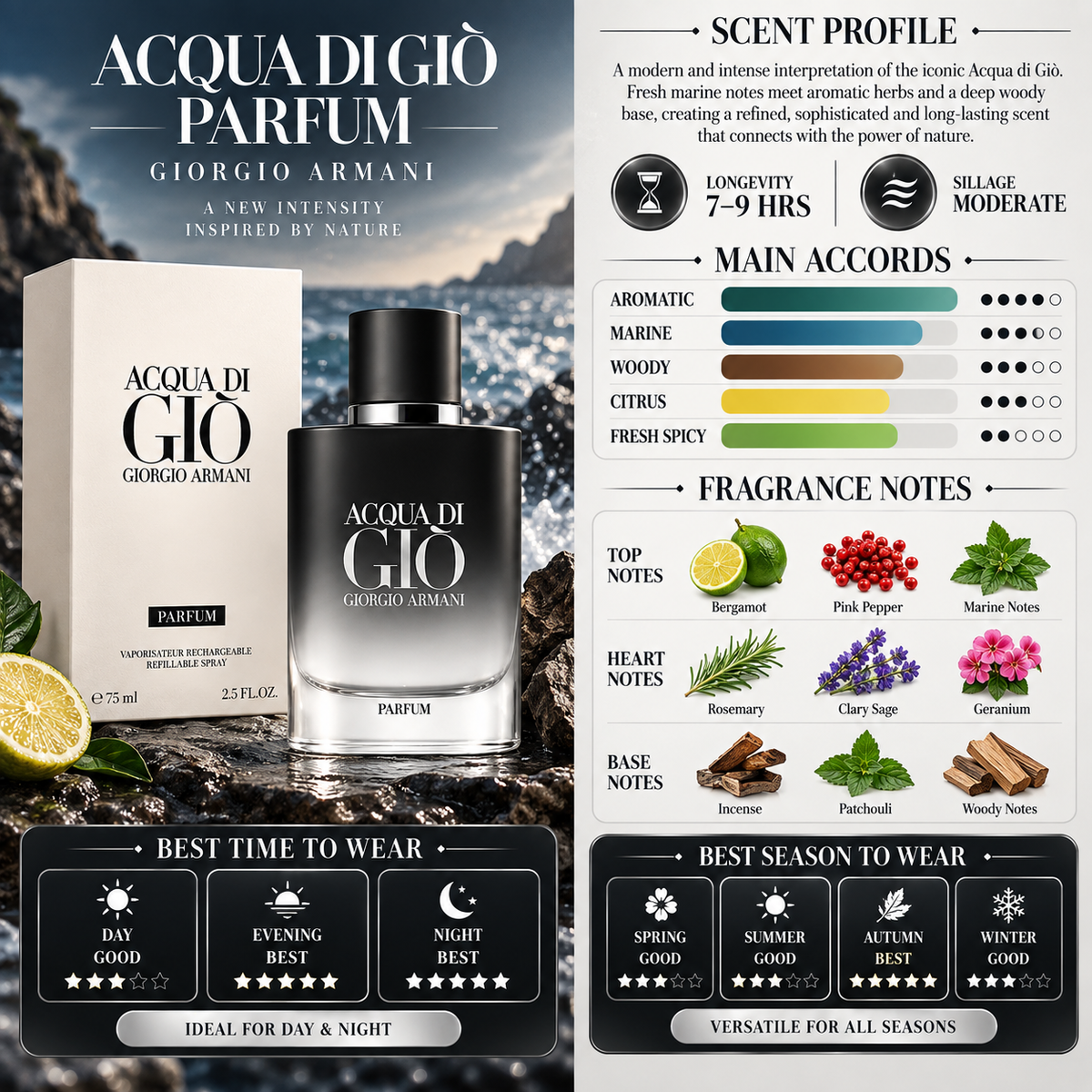 Acqua di Giò Parfum - Giorgio Armani
