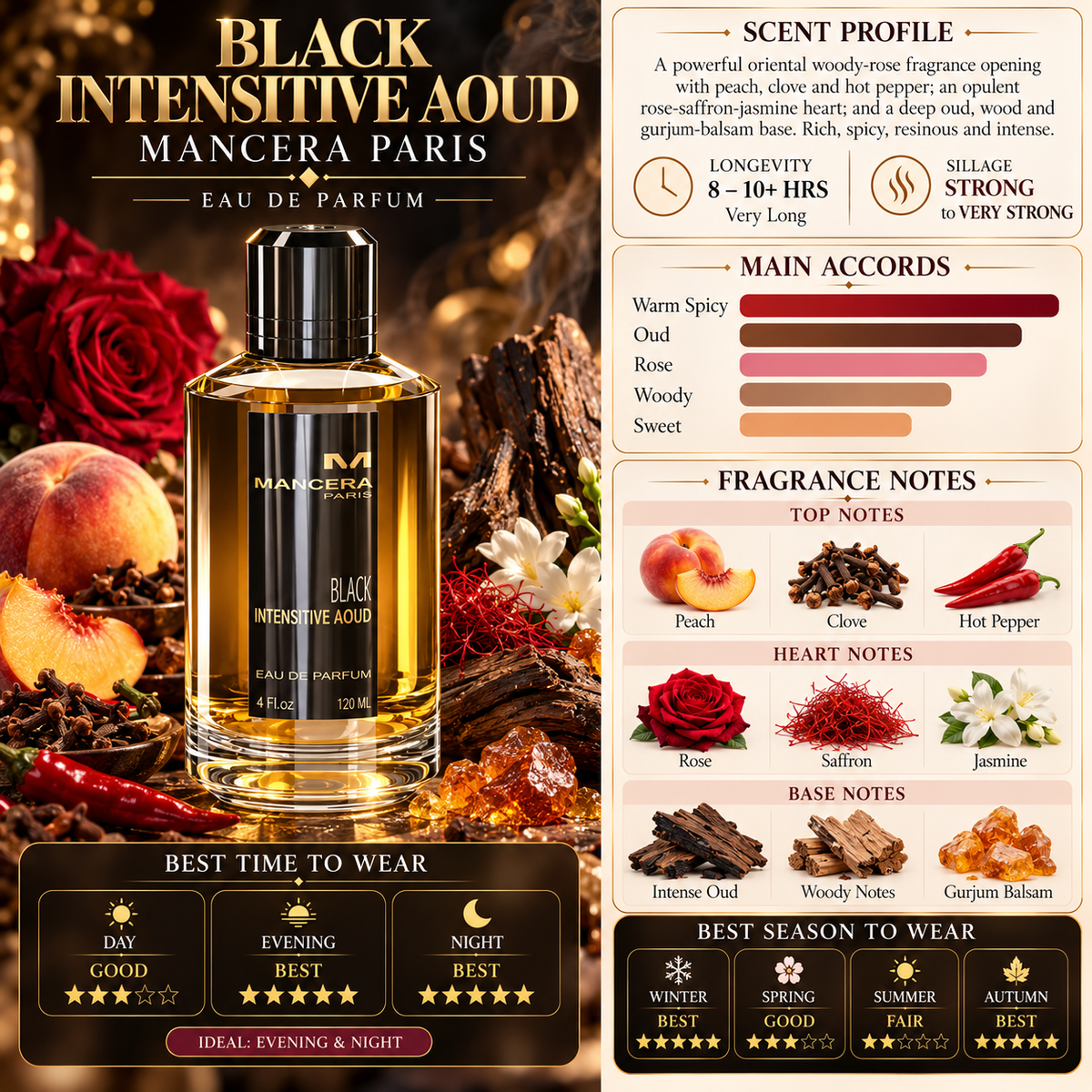 Black Intensitive Aoud - Mancera
