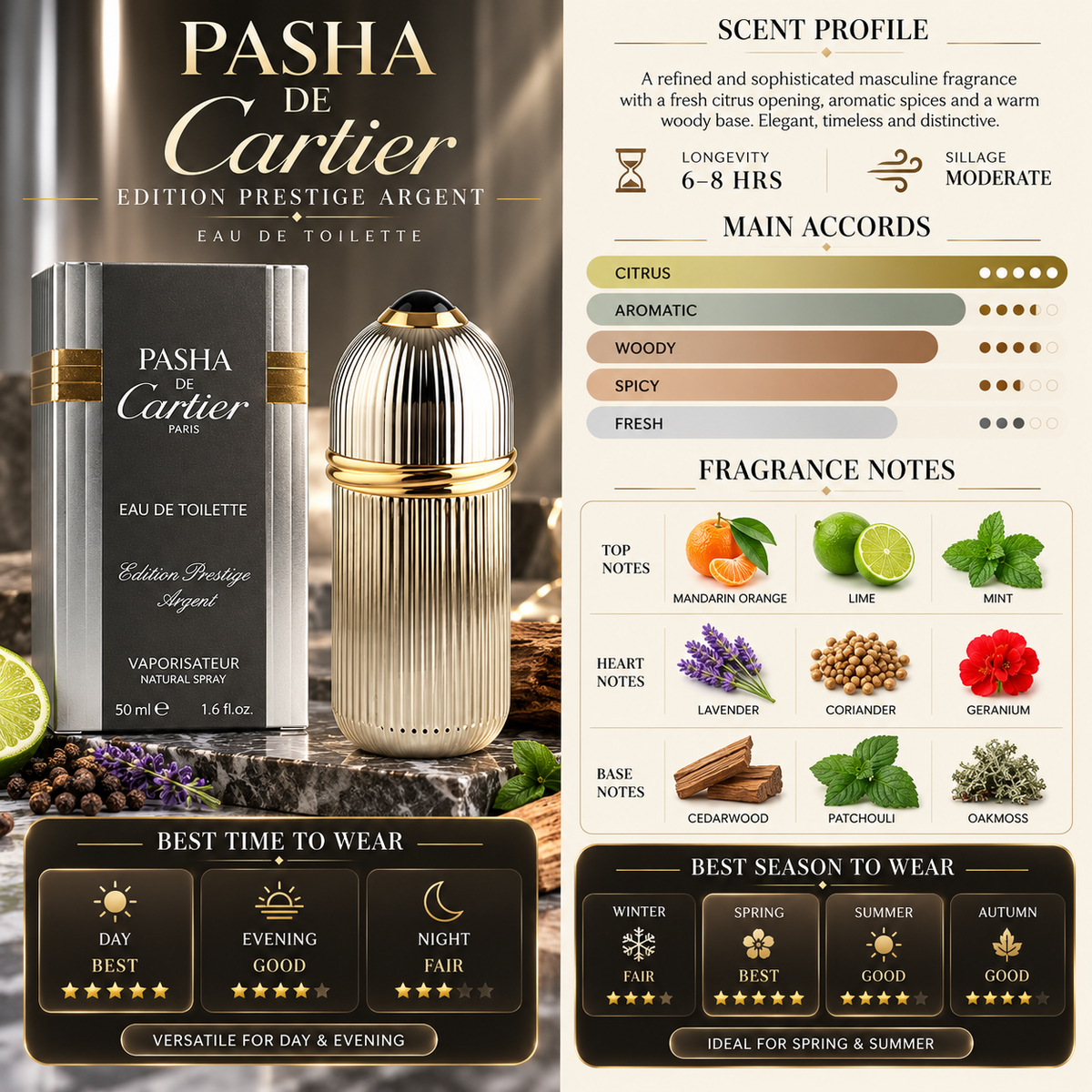 Pasha de Cartier Edition Prestige Acier - Cartier