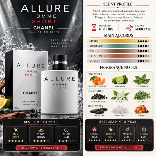 Allure Home Sport EDT - Chanel