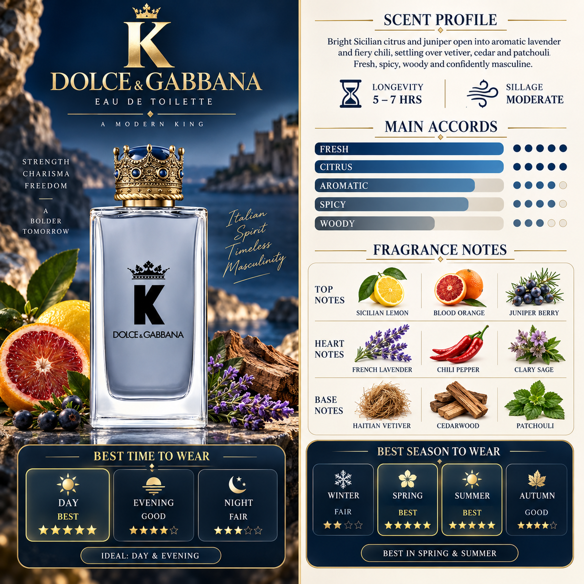D&G K King EDT - Dolce&Gabbana