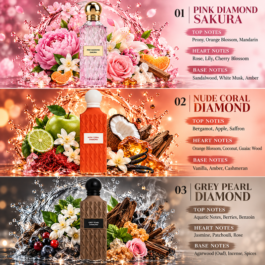 COLLECTION IBRAQ DIAMOND 3pc * 30ML - Ibrahim Al Qurashi