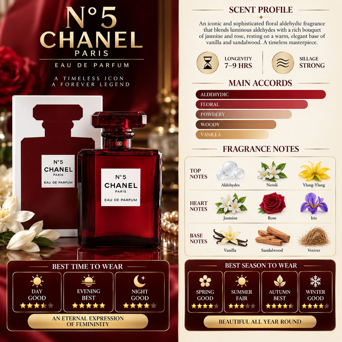 Chanel N5 Red EDP - Chanel