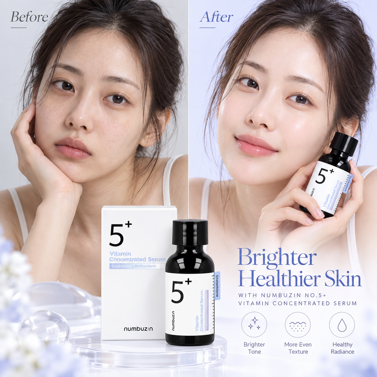 No.5+ Vitamin Concentrated Serum - numbuzin