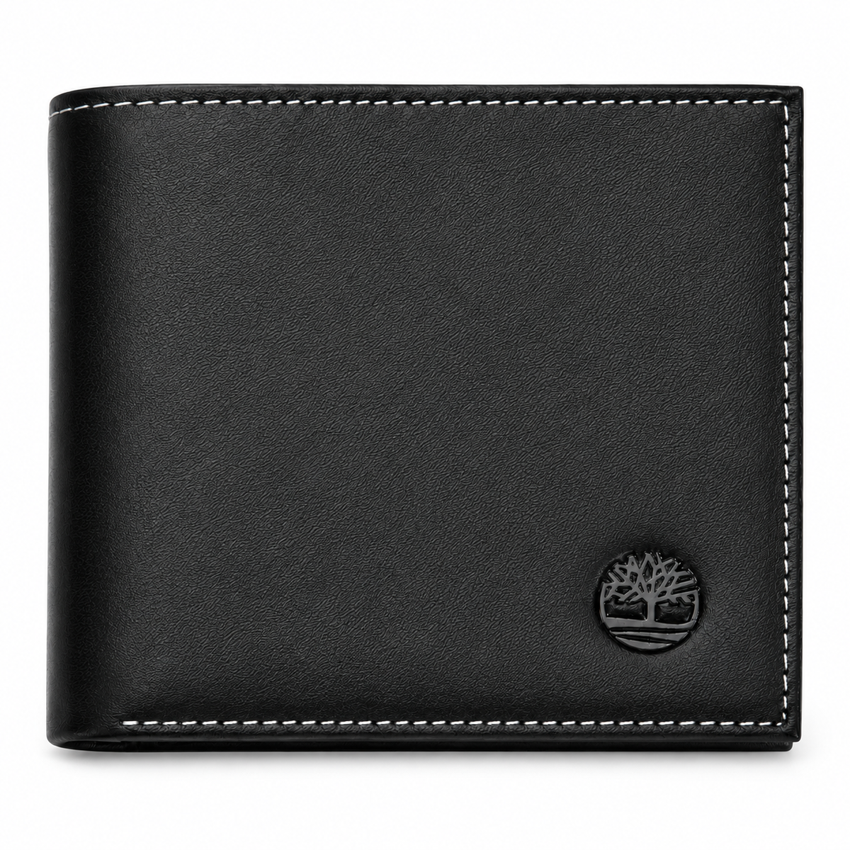 Timberland Men’s Genuine Leather Wallet & Belt Gift Set – Black