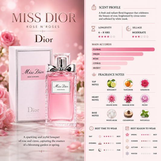 Miss Dior Rose N'Roses EDT - Dior