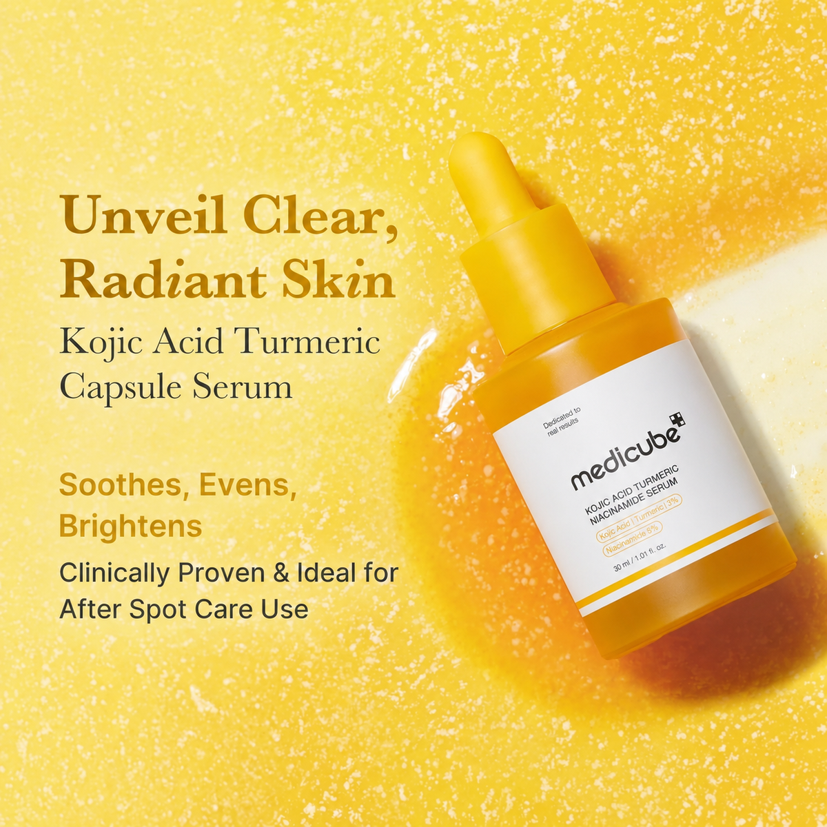 Kojic Acid Turmeric Niacinamide Serum - Medicube