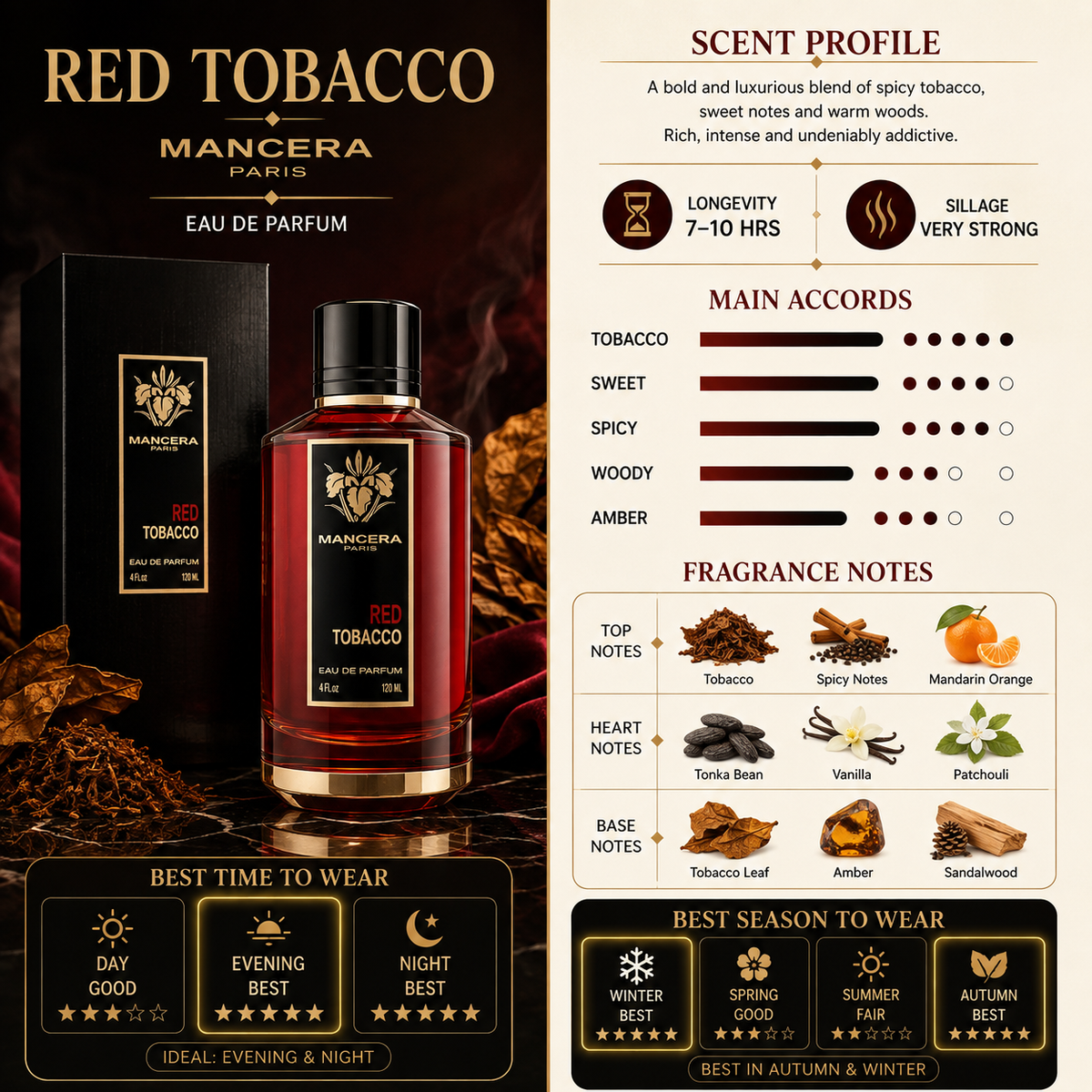 Red Tobacco EDP - Mancera