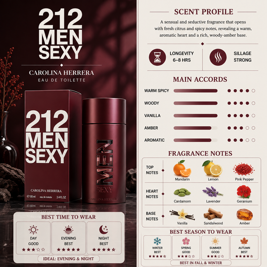 212 Sexy Men EDT - Carolina Herrera