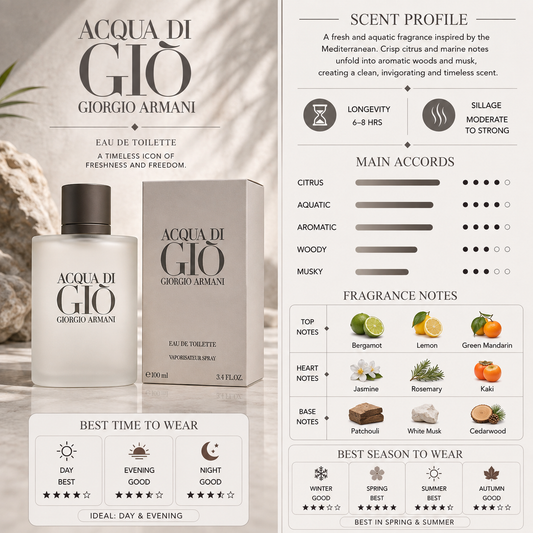 Acqua Di Gio Pour Home EDT - Giorgio Armani