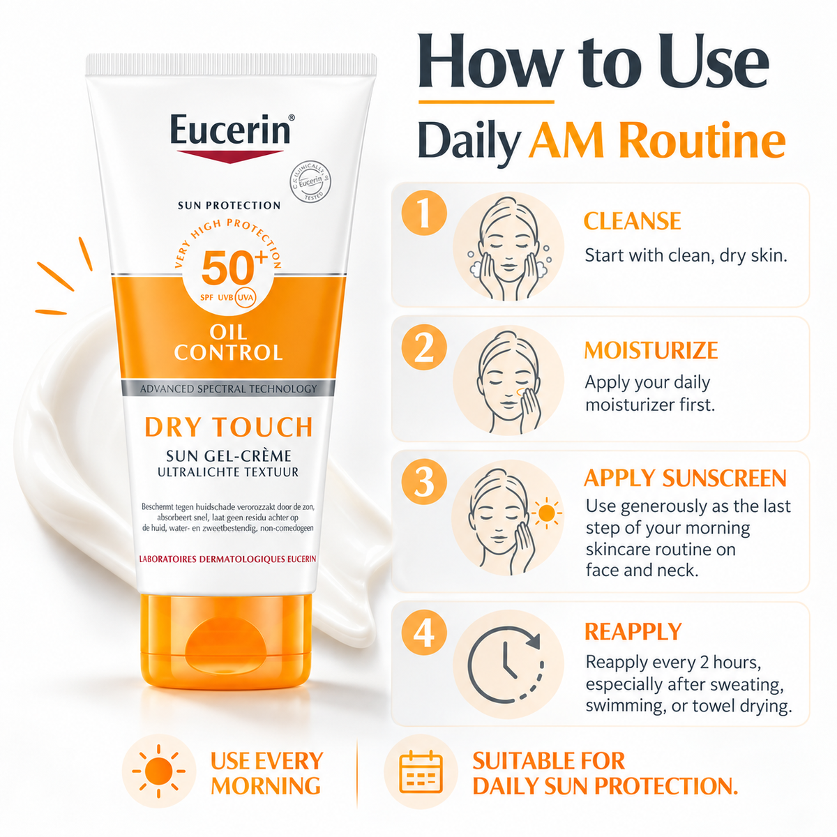Title Eucerin Sun Oil Control Dry Touch Gel-Cream SPF50+ - Eucerin