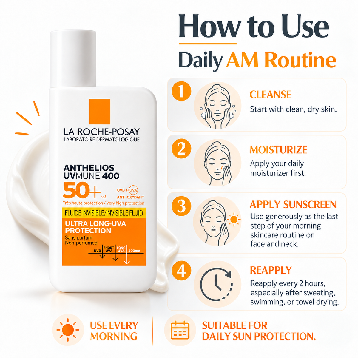 Anthelios UVMune 400 Invisible Fluid SPF50+ - La Roche-Posay