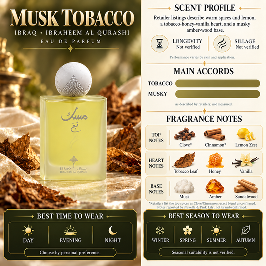Musk Tobacco - Ibrahim Al Qurashi