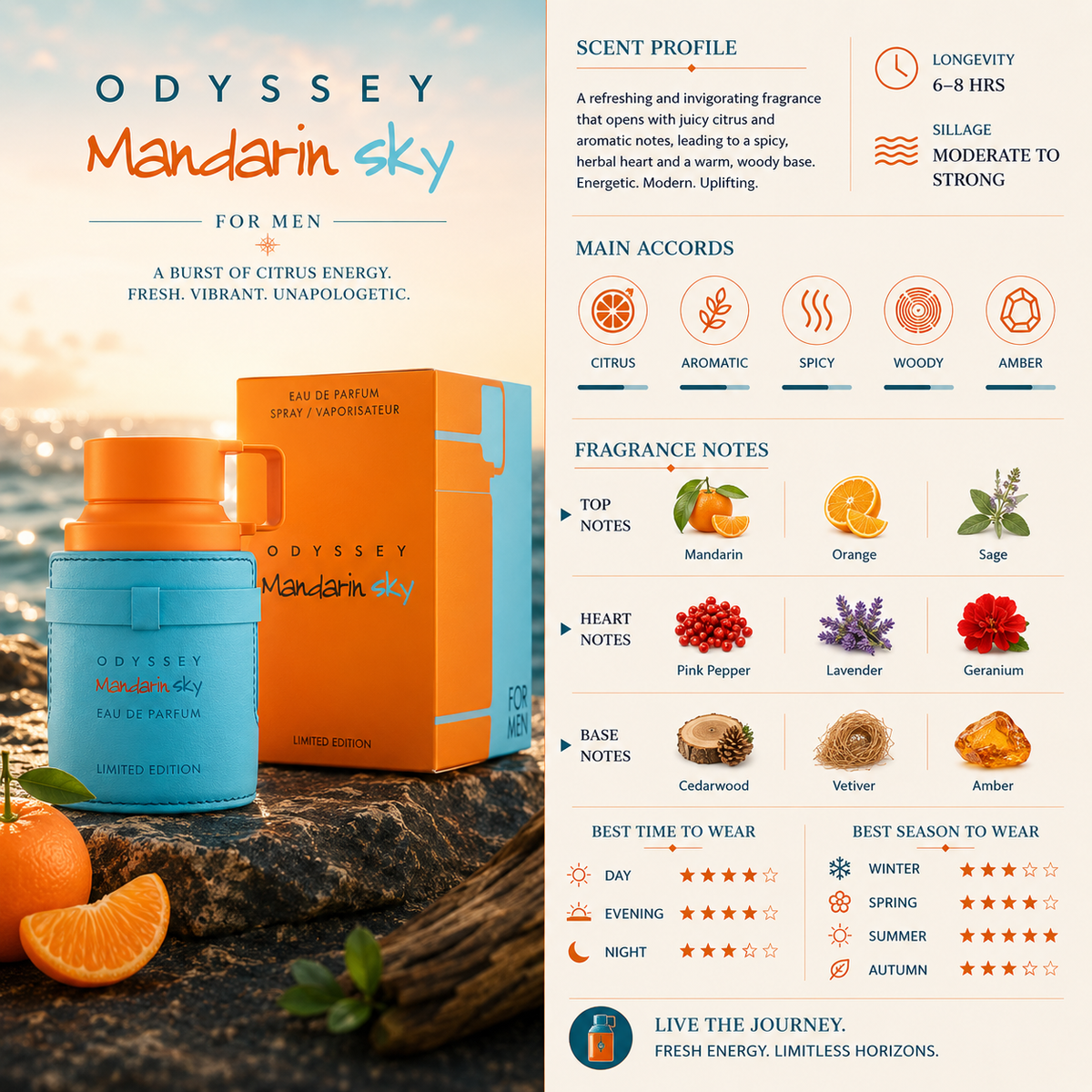 Odyssey Mandarin Sky - Armaf
