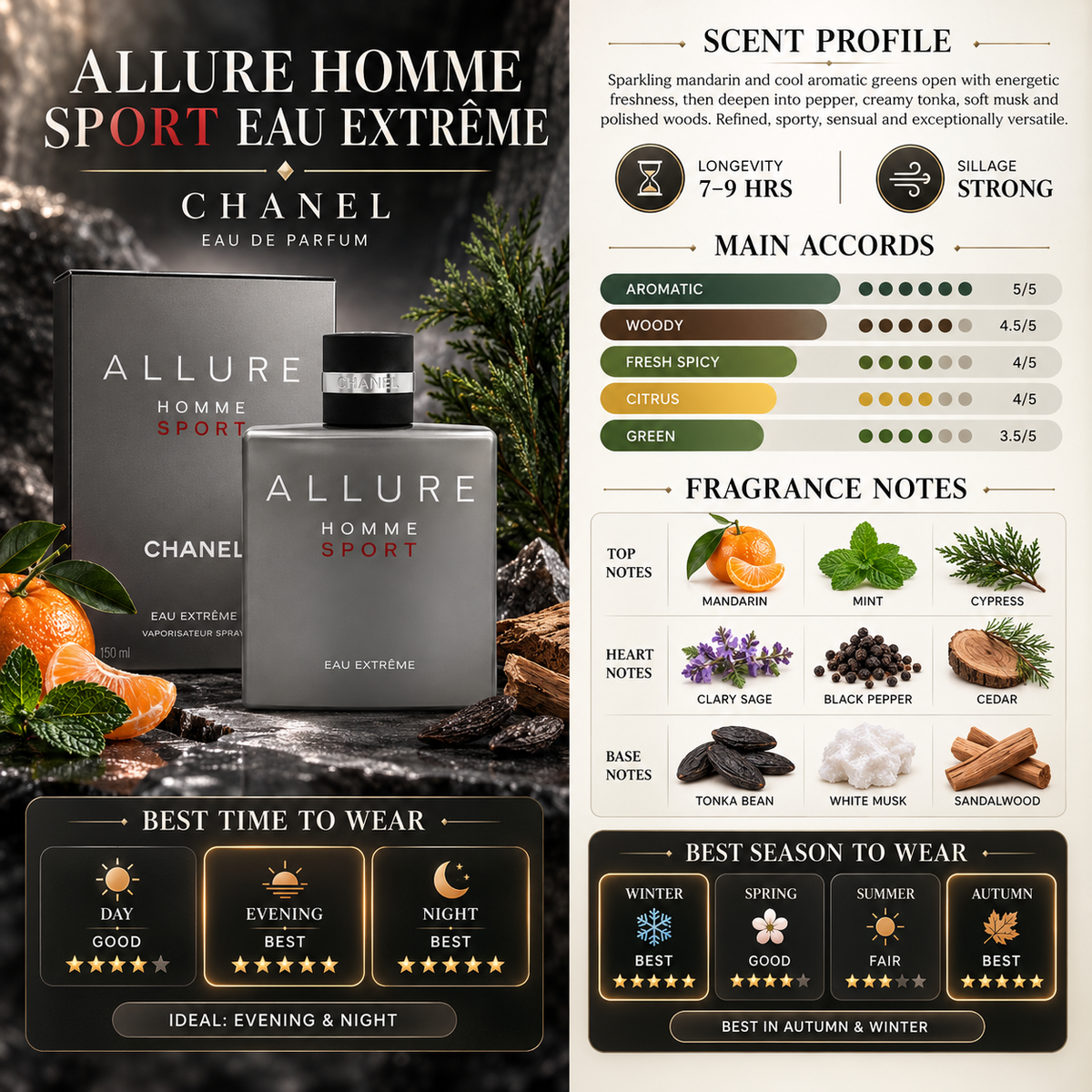 Allure Home Sport Eau Extreme - Chanel