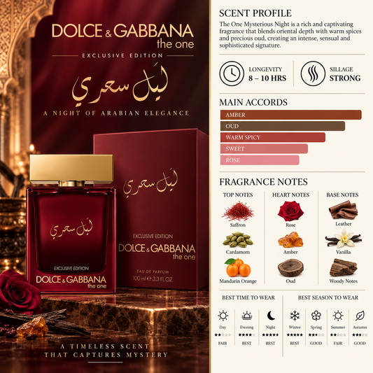 The One Mysterious Night - ليل سحري - Dolce&Gabbana