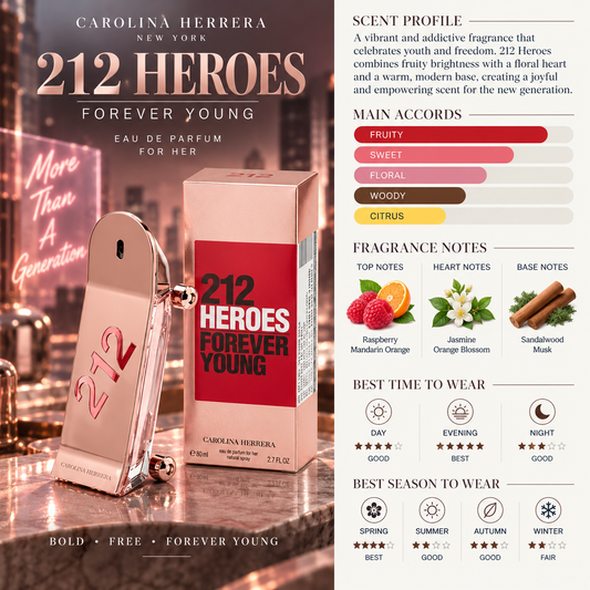 212 Heroes For Women EDT - Carolina Herrera
